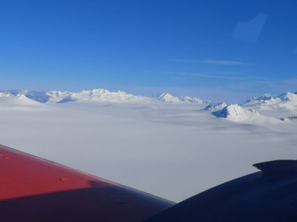 An drei Tagen war das Wetter gut genug, um die Messflüge durchzuführen. (Bild: FAU/Matthias Braun)