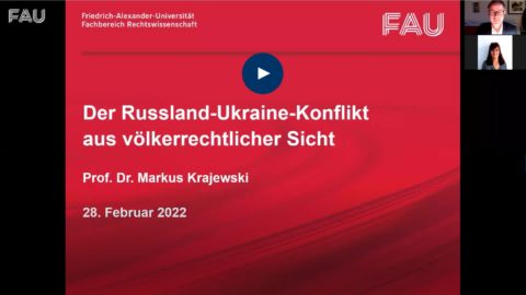 Zum Artikel "Vortrag: Der Russland-Ukraine-Konflikt aus völkerrechtlicher Sicht"