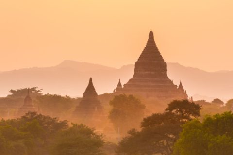 Die Tempel von Bagan in Myanmar