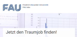 Screenshot FAU-Jobportal