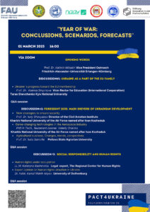 Poster: Year of War: Conclusions, Scenarios, Forecasts
