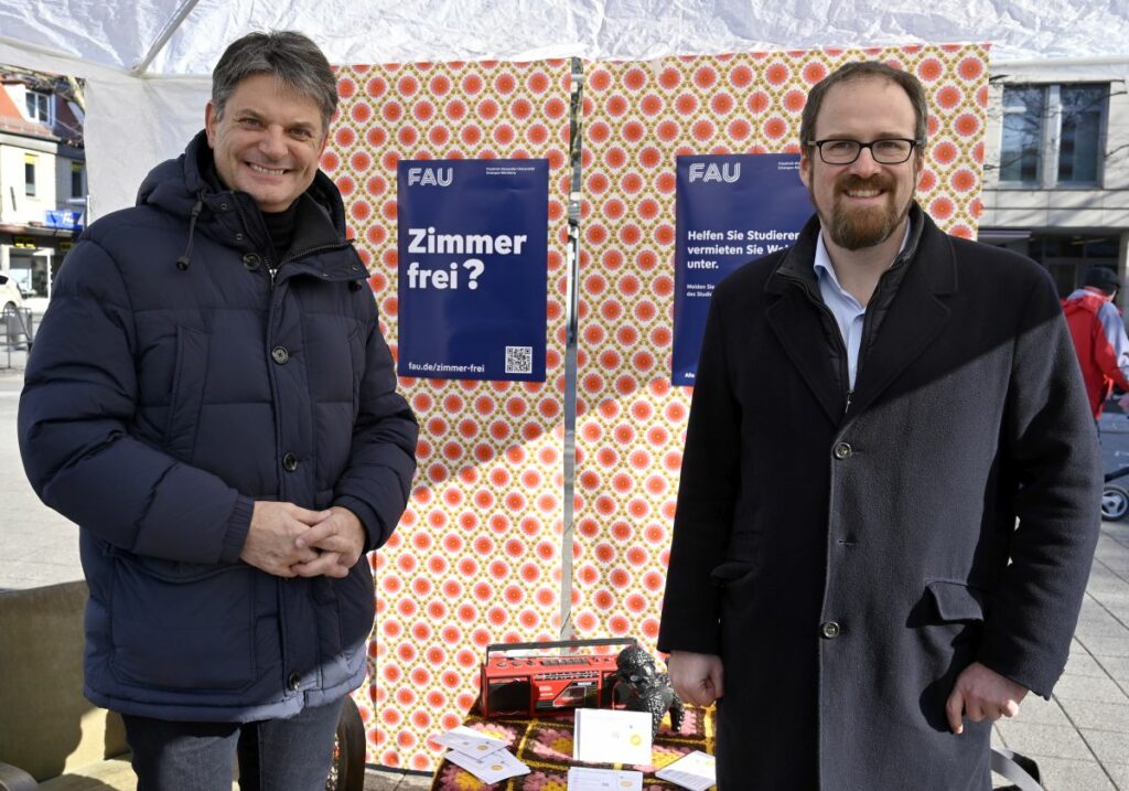 FAU-Präsident Prof. Dr. Joachim Hornegger, Erlangens Oberbürgermeister Dr. Florian Janik. 