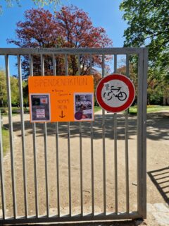 Studierende der FAU veranstalten vom Mittwoch bis Freitag, 3. bis 5. Mai, im Schlossgarten der FAU in Erlangen sowie am Roten Platz an der Technischen Fakultät der FAU Wohltätigkeitsverkäufe von Speisen für die Erdbebenopfer.