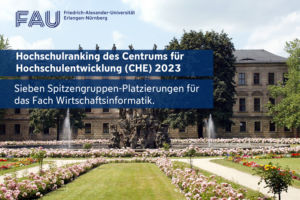 Grafik Hochschulrank des CHE 2023