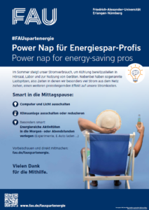 Plakat zu Power Nap für Energiespar-Profis