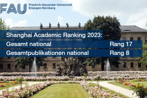 Zum Artikel "Shanghai-Ranking 2023: FAU weiterhin unter Top 20 national"