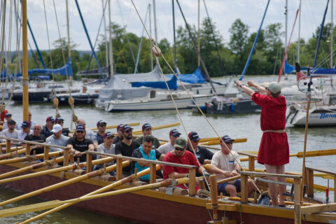 FAU-Römerboot: Besuch von MAN. (Bild: Samuel daSilva)