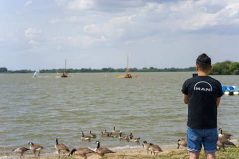 FAU-Römerboot: Besuch von MAN. (Bild: Samuel daSilva)