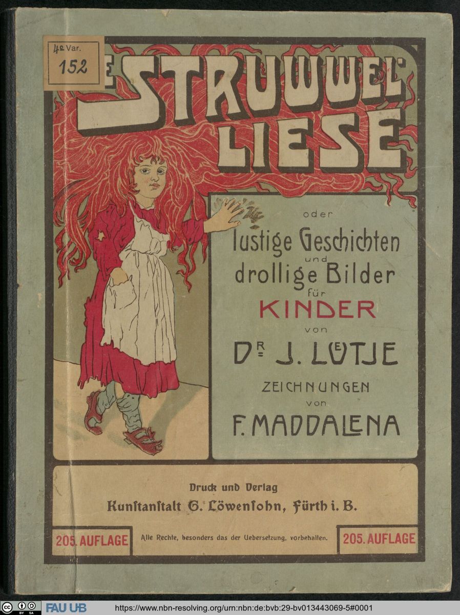 Cover des Kinderbuchs "Struwwel Liese"