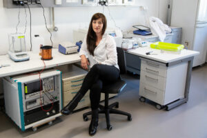 Danijela Gregurec in a lab.