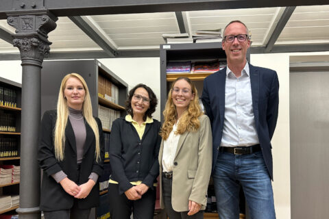 Michelle Schepp (MTB-Koordinatorin), PD Dr. Silvia Spörl (ärztliche Leitung MTB), Saskia Schwede (ZPM-Koordinatorin) und Prof. Dr. Florian Haller