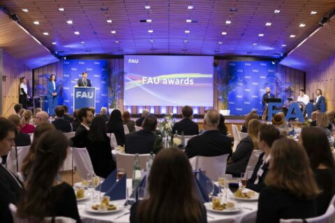FAU Awards 2023 Blick in den festlichen Saal
