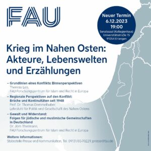 Vortrag Nahost-Konflikt-Dezemeber 2023 FAU