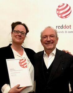 Silke Sauer, Chief Brand Officer (CBO) und Markendesigner Claus Koch