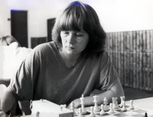 Ingrid Lauterbach 1983 bei der Offenen Deutschen Damenmeisterschaft in Köln-Porz. (Bild: Annette Borik)