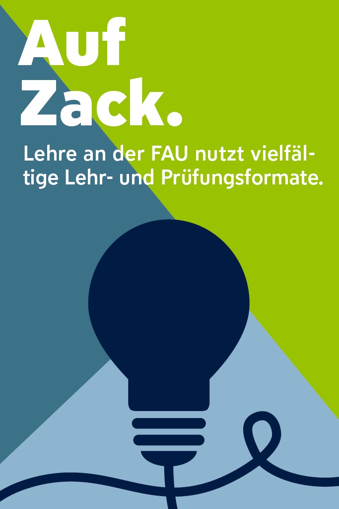 Plakat Auf Zack - Lehre an der FAU