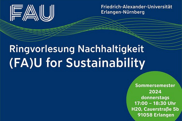 Nachhaltigkeitsvorlesung FAU for Sustainability