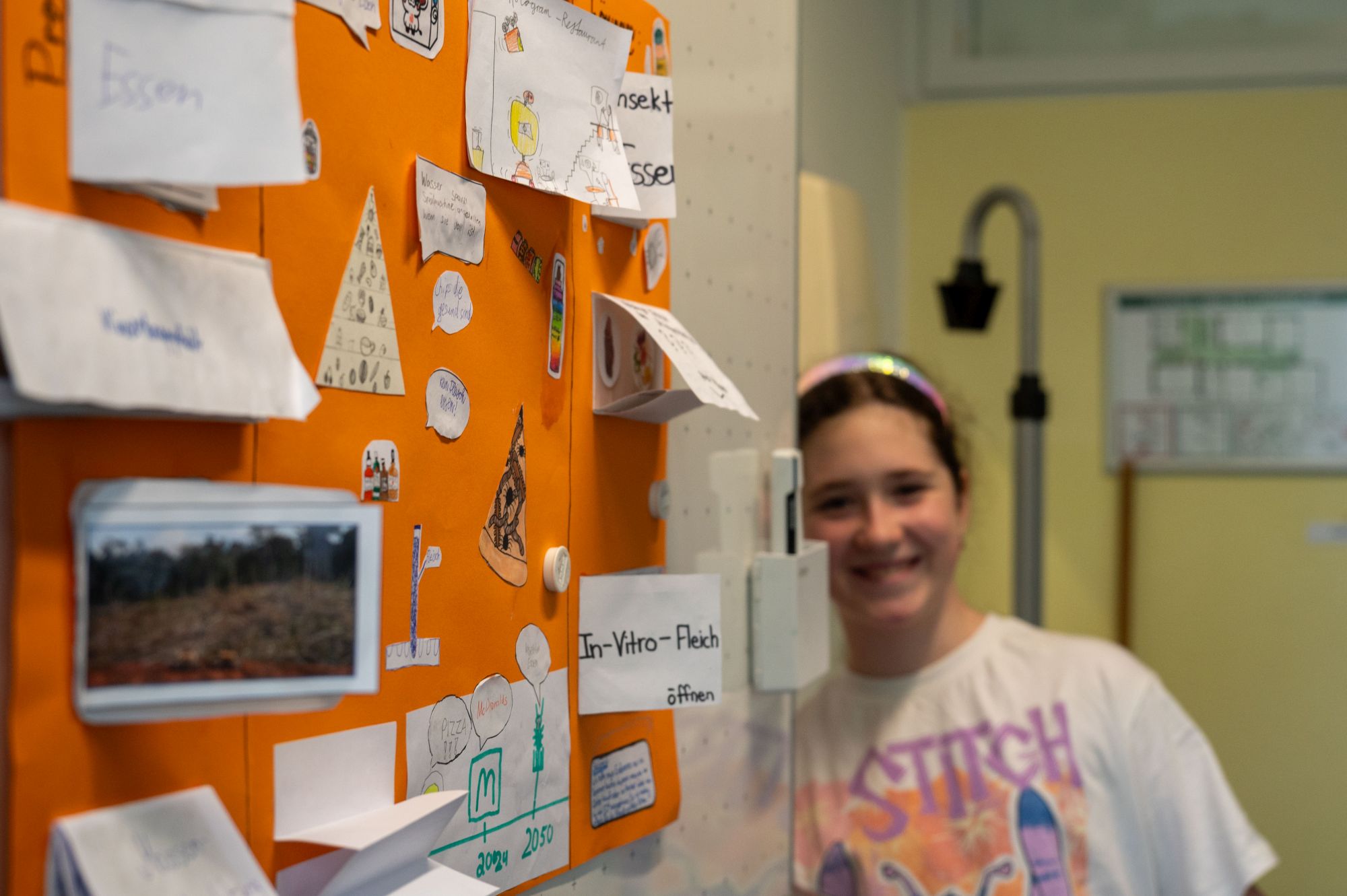 Studentin beim Sommercamp
