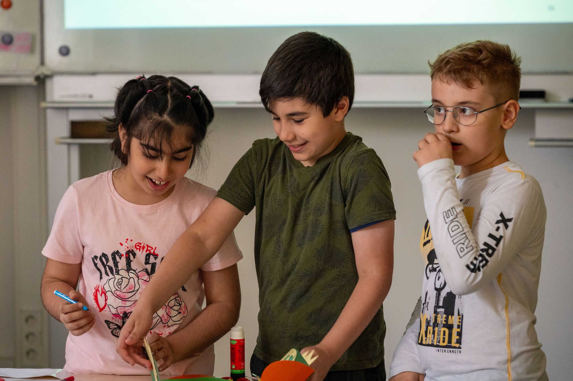 Kinder beim Sommercamp