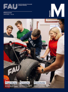 Cover des FAU-Magazins 2024/25