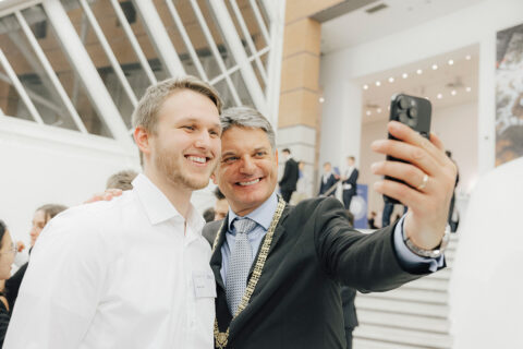 Feier des Deutschlandstipendiums 2025 im Germanischen Nationalmuseum Nürnberg (Bild: FAU/Giulia Iannicelli)