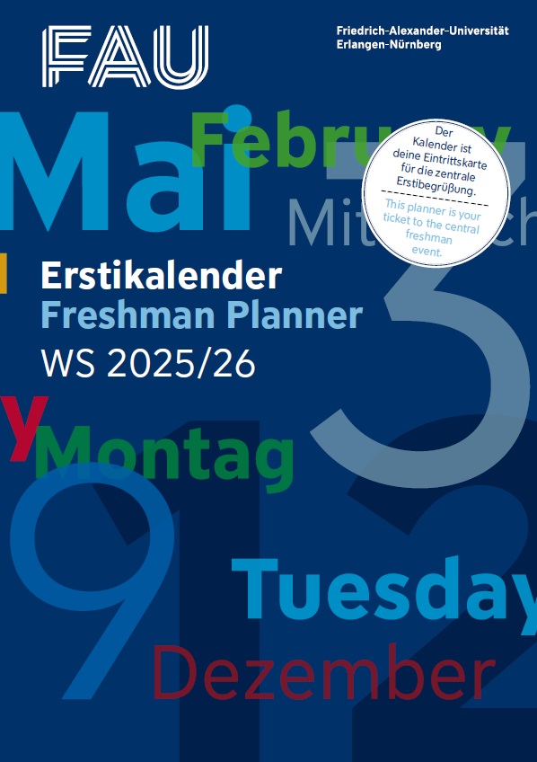 Cover des Ersti-Kalenders für das Wintersemester 2025/2026