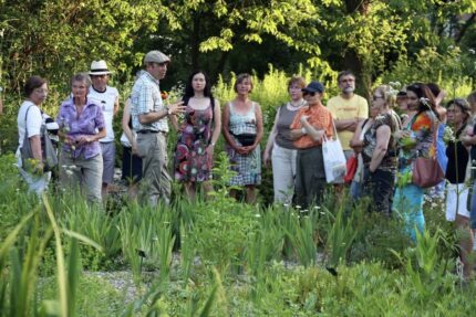 Führung im Botanischen Garten in Erlangen.