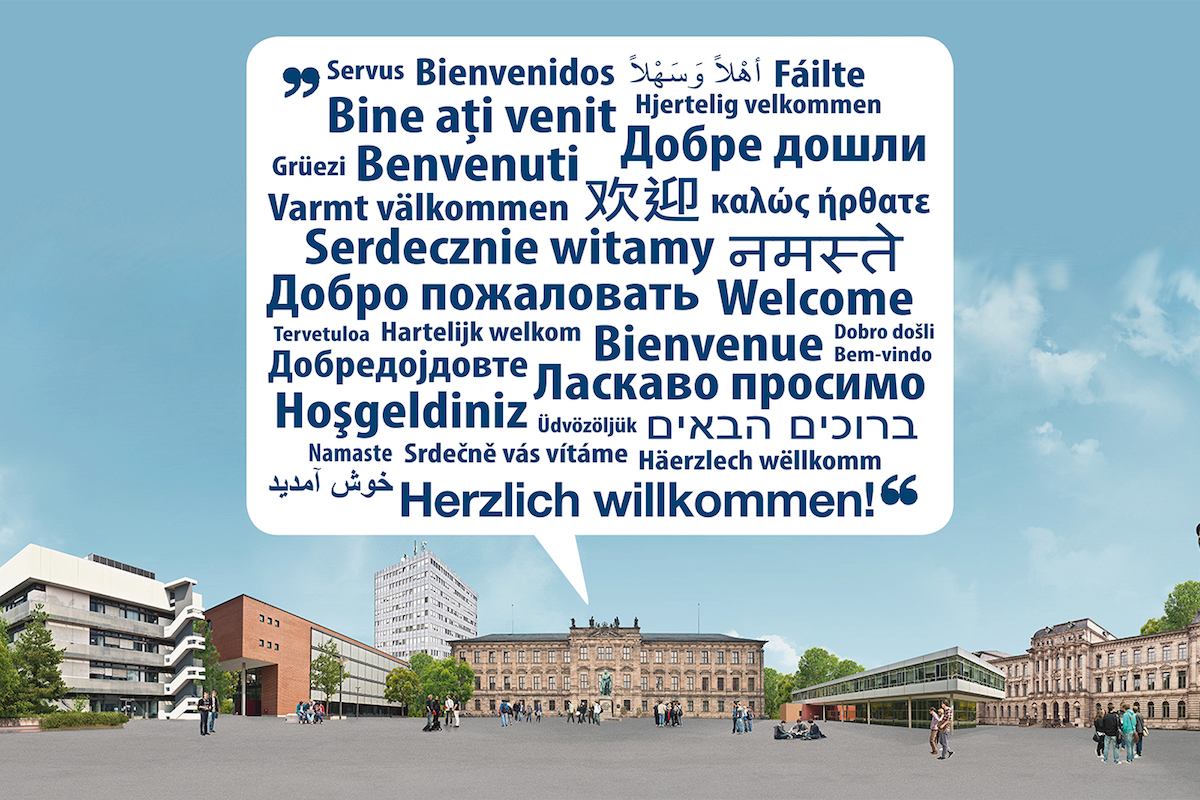 Collage FAU-Gebäude