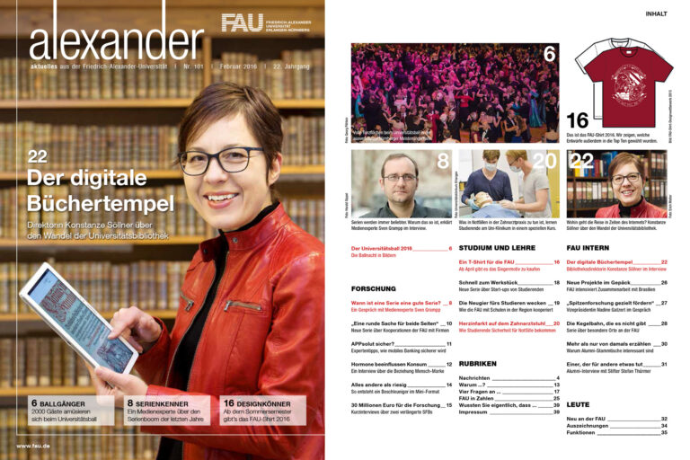 Lesen Sie in der neuen Ausgabe des alexander …