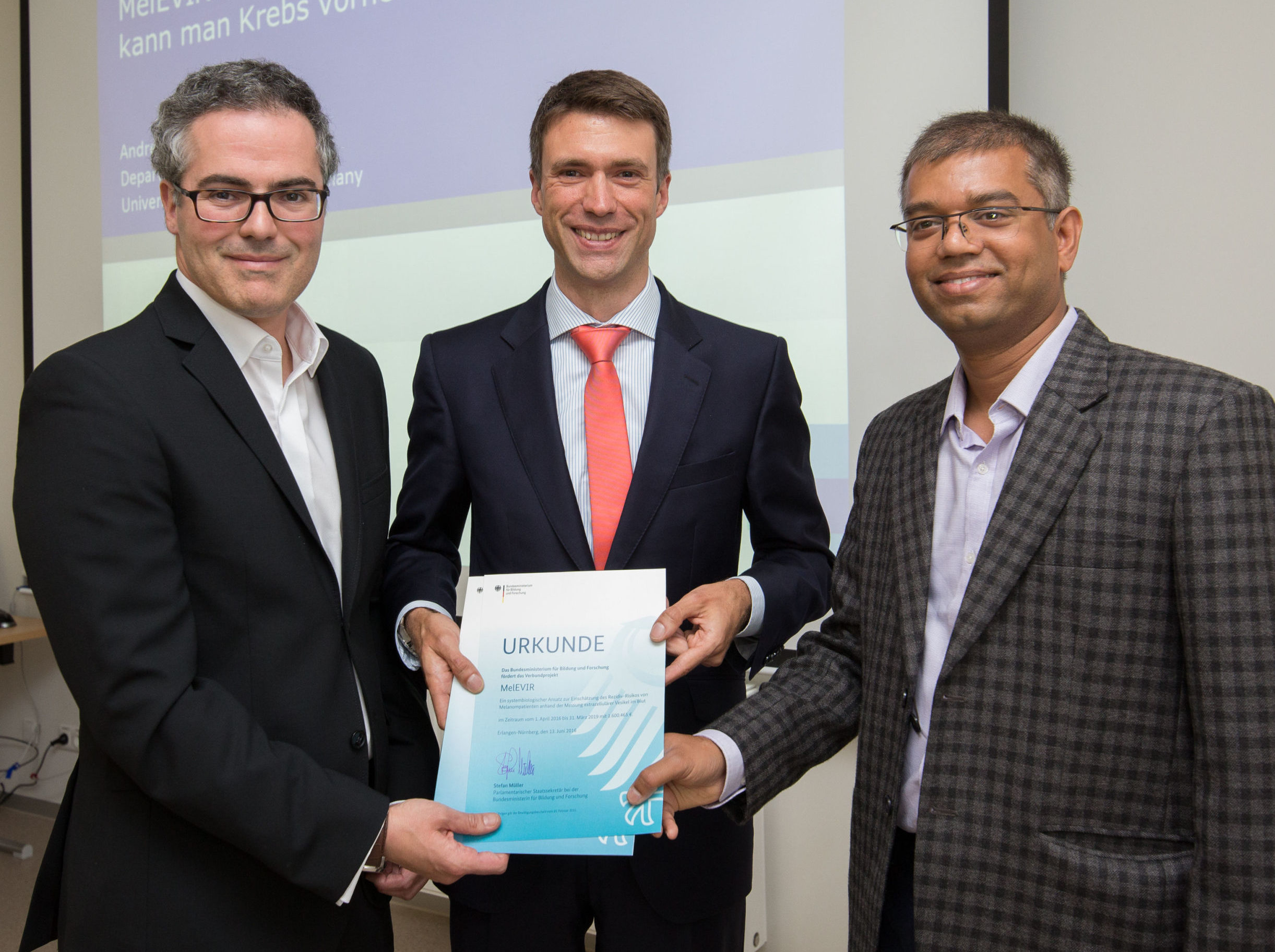 Übergabe Förderbescheid