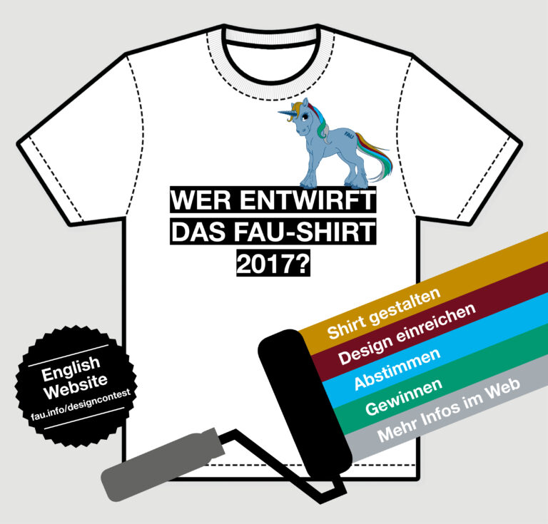 Wer entwirft das FAU-Shirt 2017?