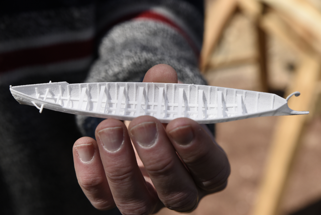 3D-Modell Römerboot