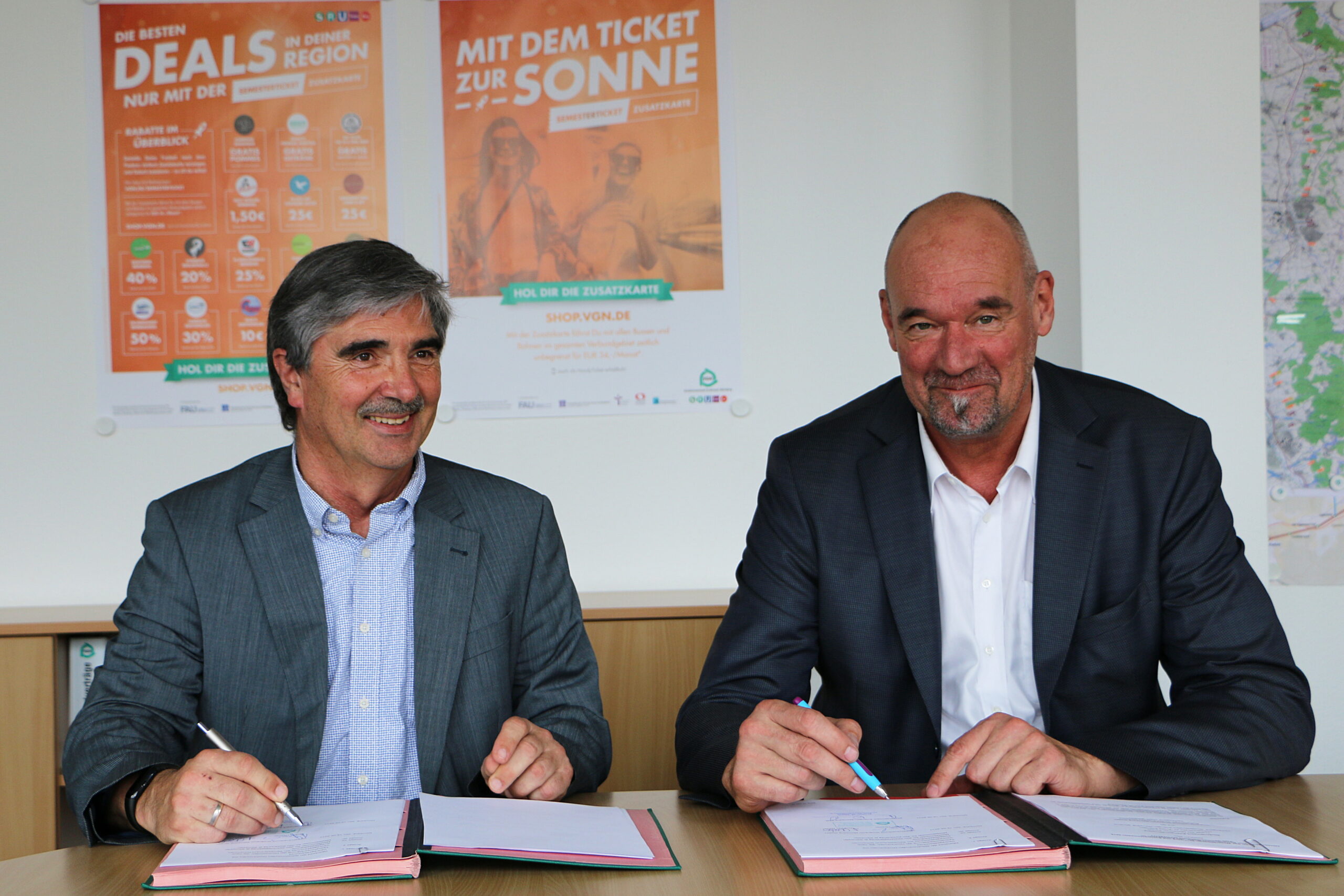 Studentenwerk unterzeichnet Vertrag VGN