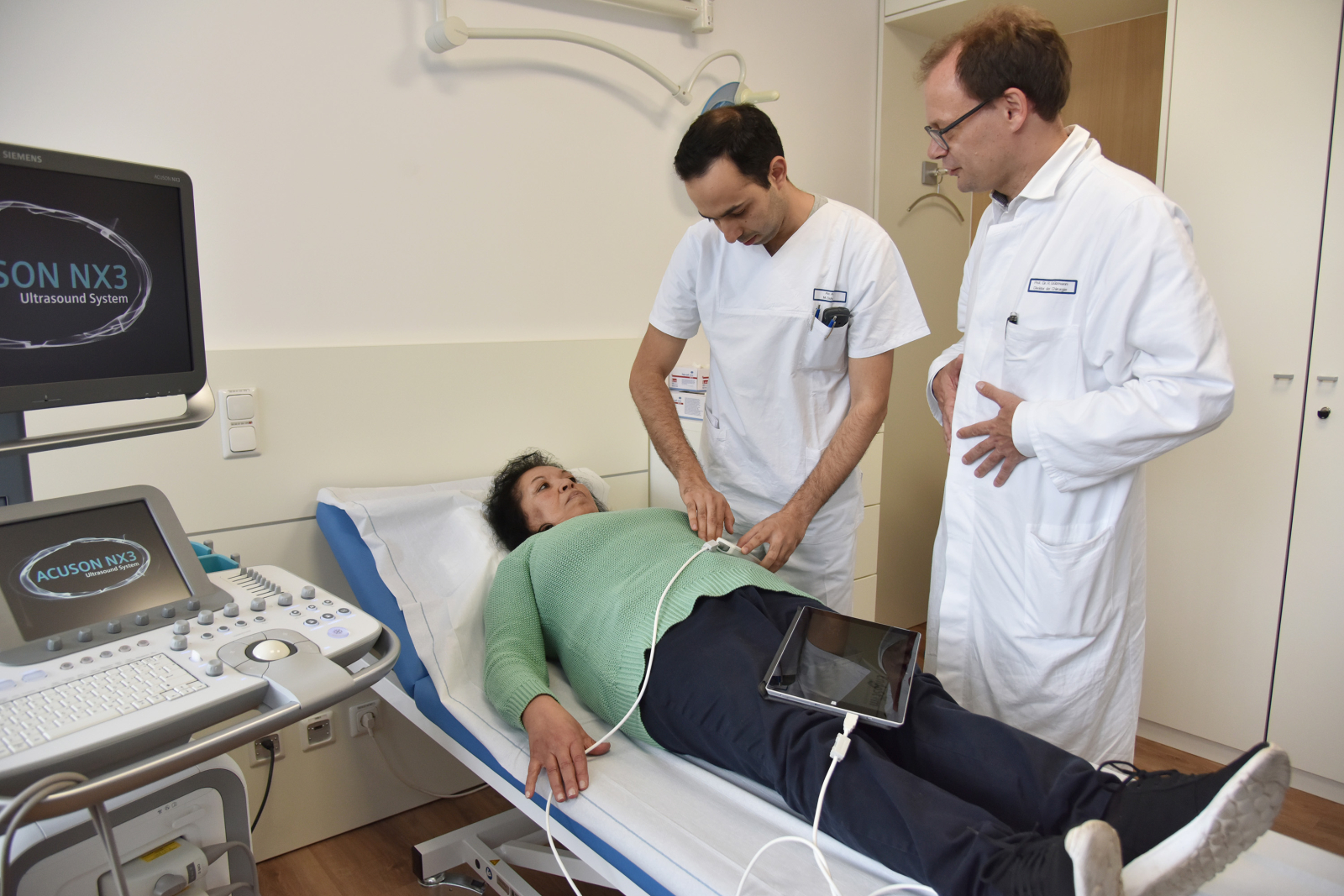 Untersuchung am Krankenbett