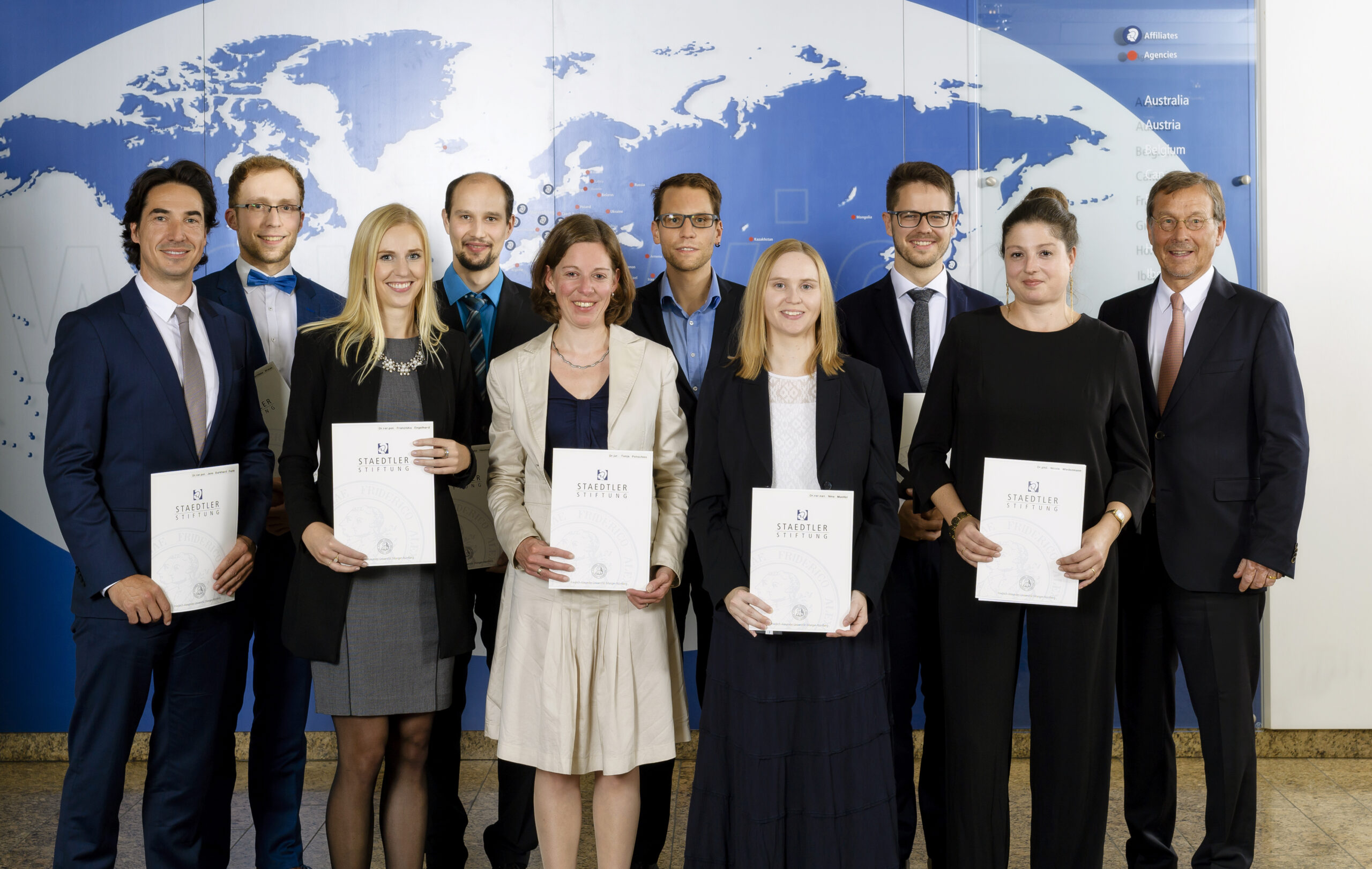Gruppenfoto Staedtler Promotionsstipendiaten
