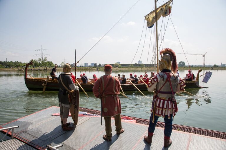 Das Römerboot F.A.N. auf der Consumenta