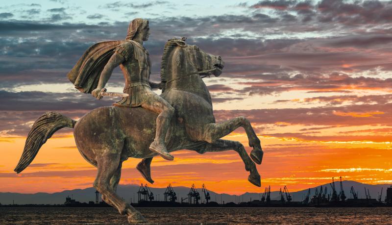 Statue von Alexander, dem Großen