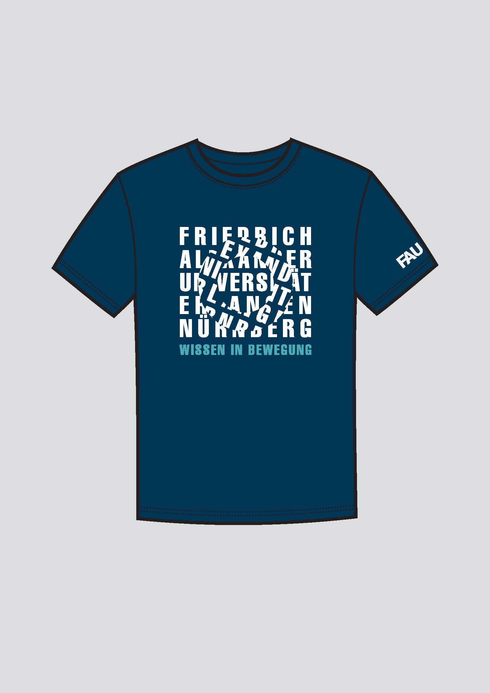 dunkel-blaues Shirt mit 