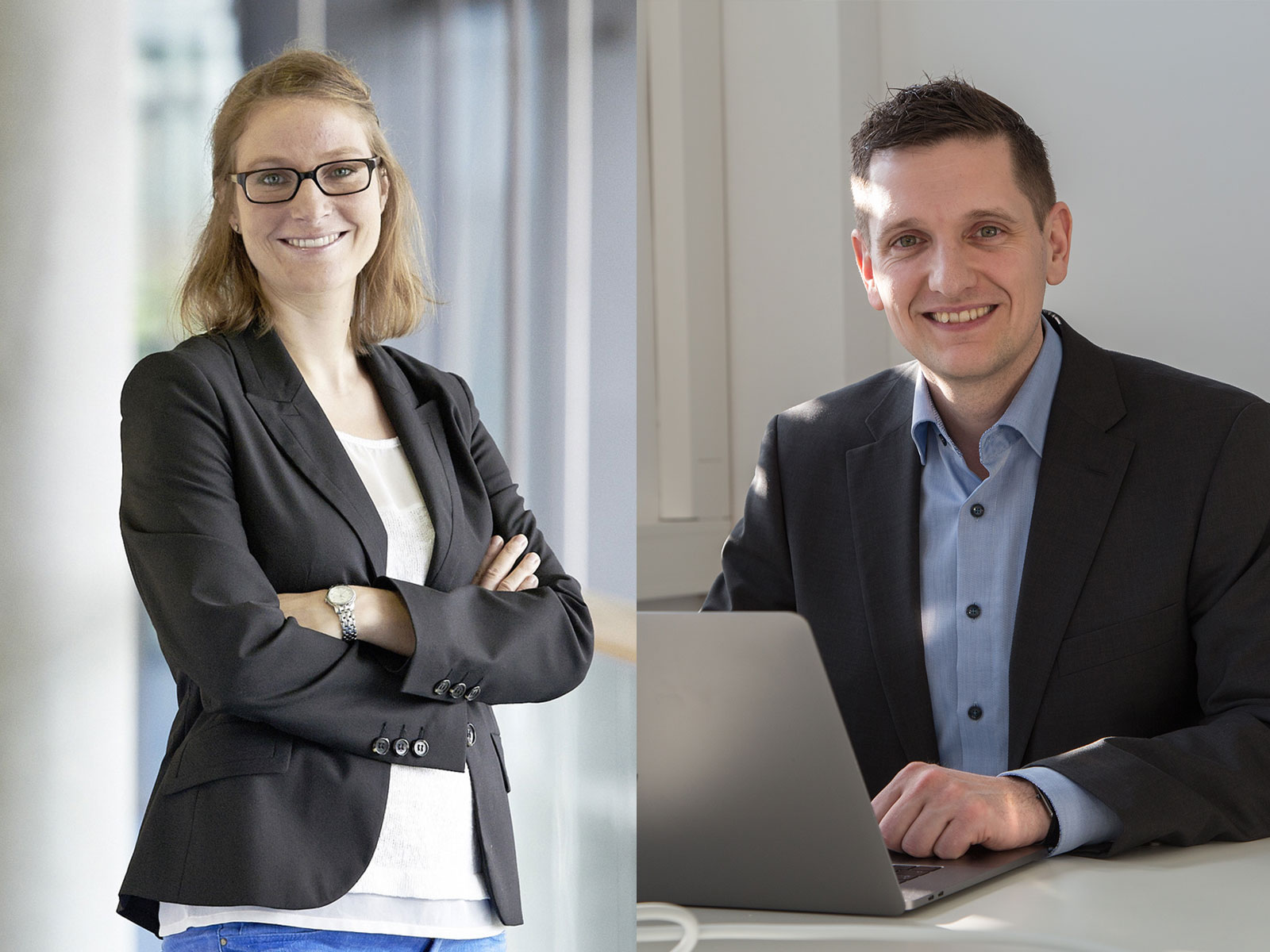 Prof. Dr. Verena Utikal und Prof. Dr. Alexander Brem