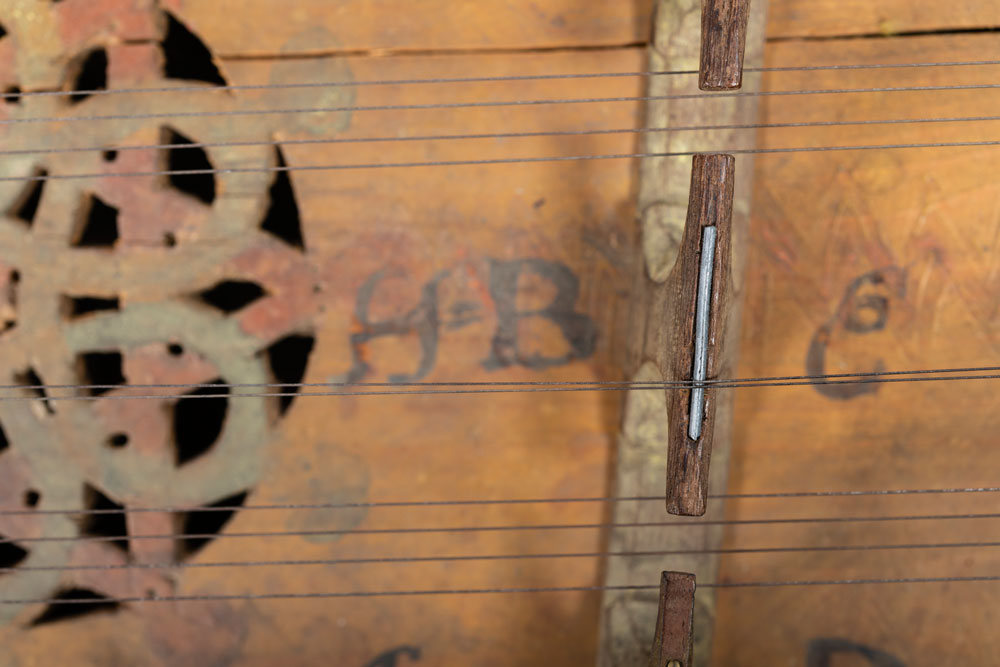 Detailaufnahme Hackbrett