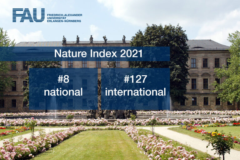 Nature Index 2021: FAU unter den TOP 10