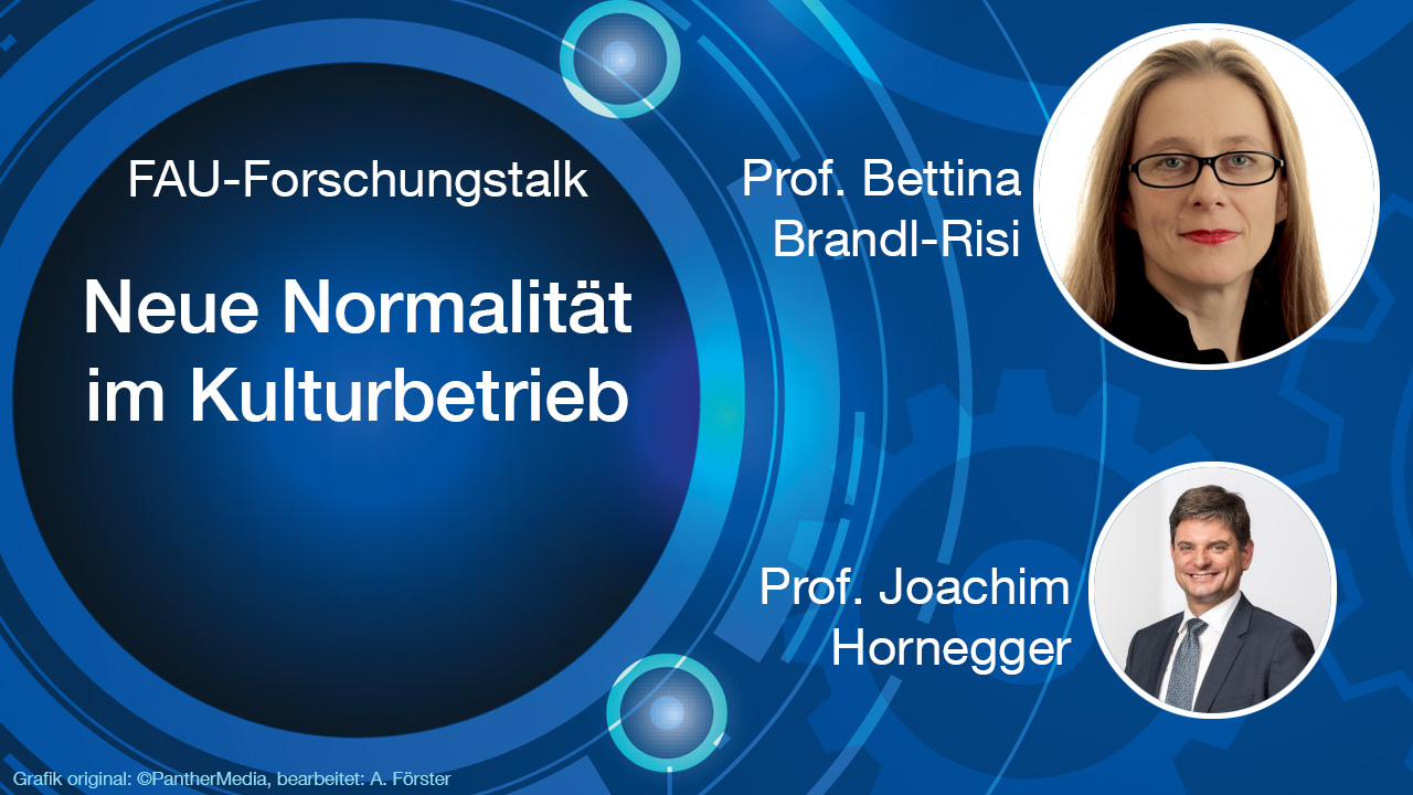 Collage mit Bildern von Prof. Brandl-Risi und Prof. Hornegger