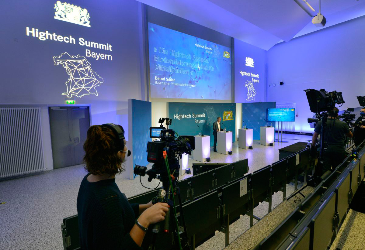 Hightech Summit Bayern an der FAU (Bild: FAU/Harald Sippel)