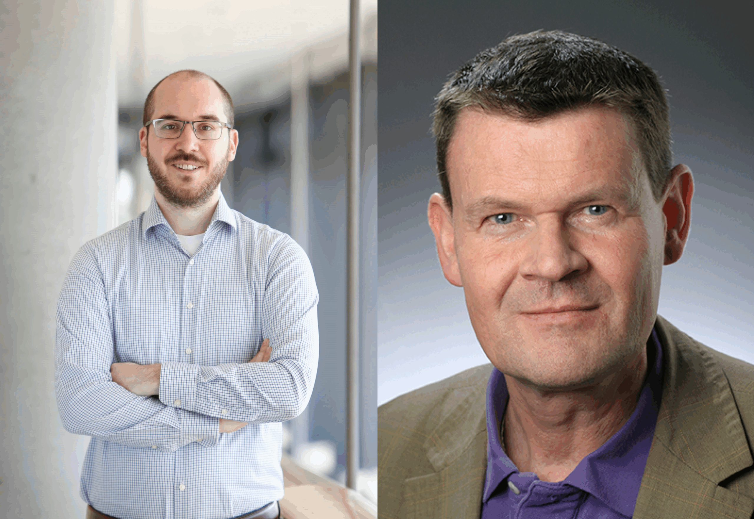 Prof. Piske und Dr Glas als Porträts