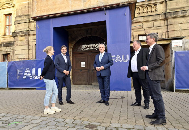 Bauprojekte der FAU voll auf Kurs