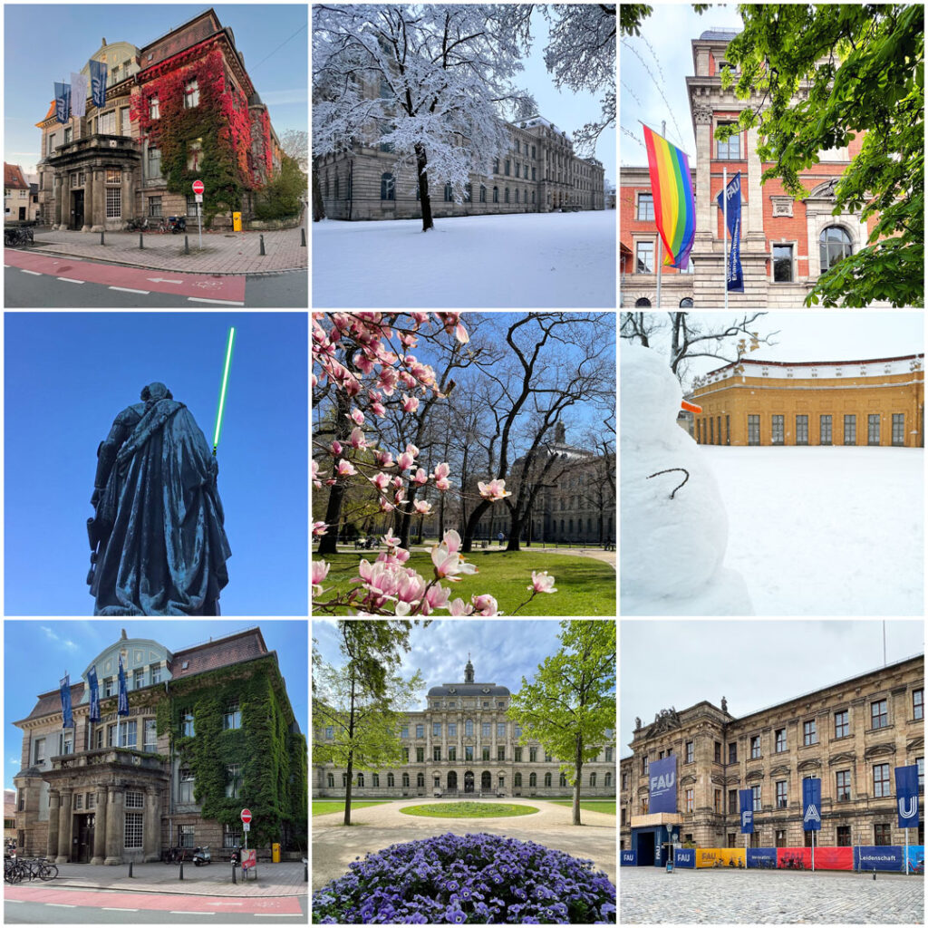 Collage von Instagram-Bildern