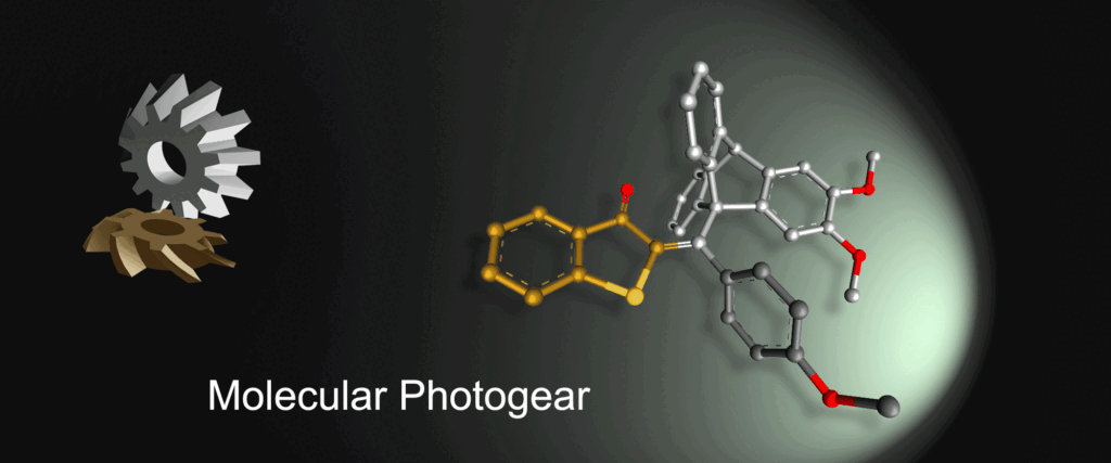 Molekulares Photo-Zahnrad