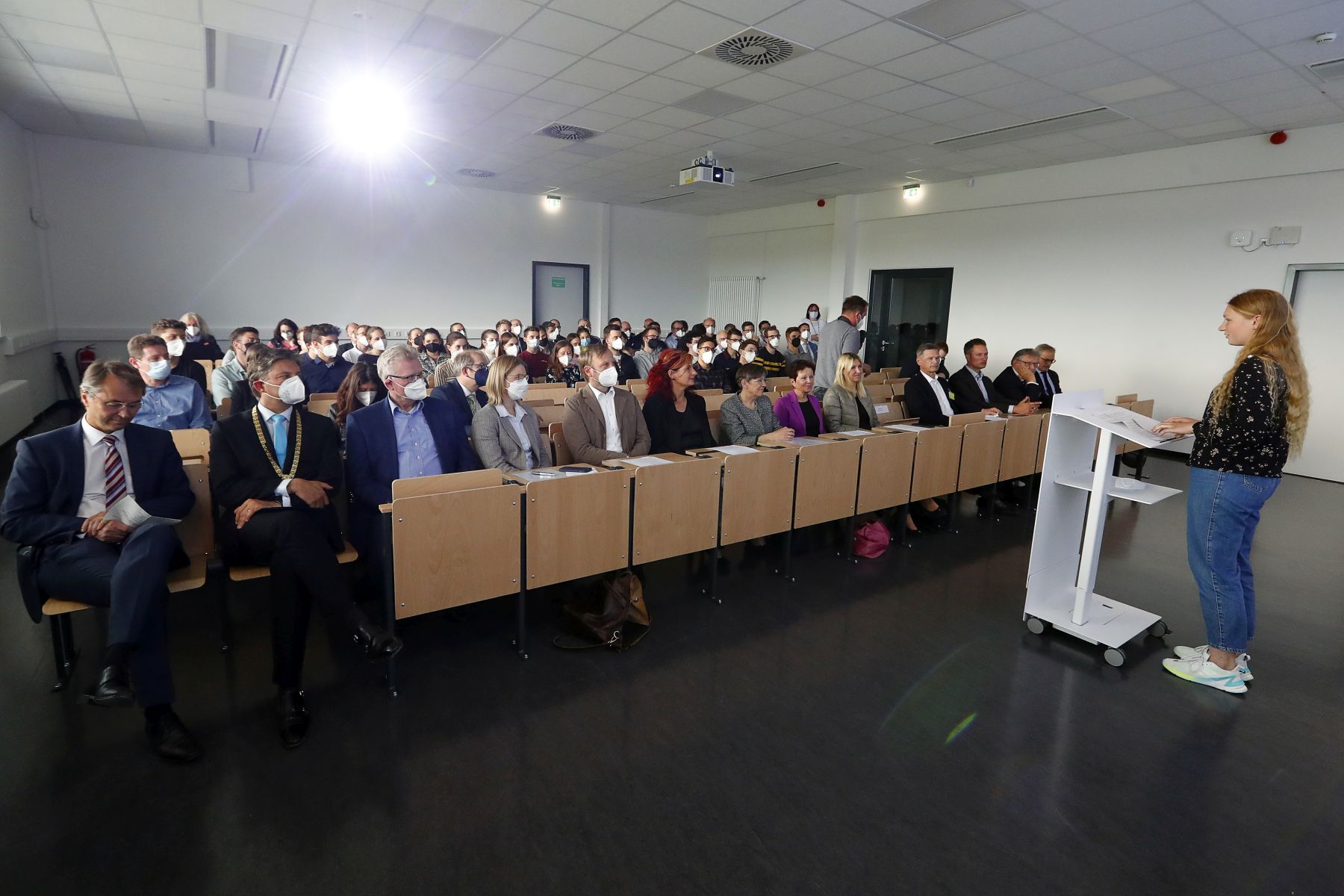 Publikum im Hörsaal