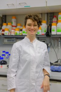 Johanna Habermeyer in Labor