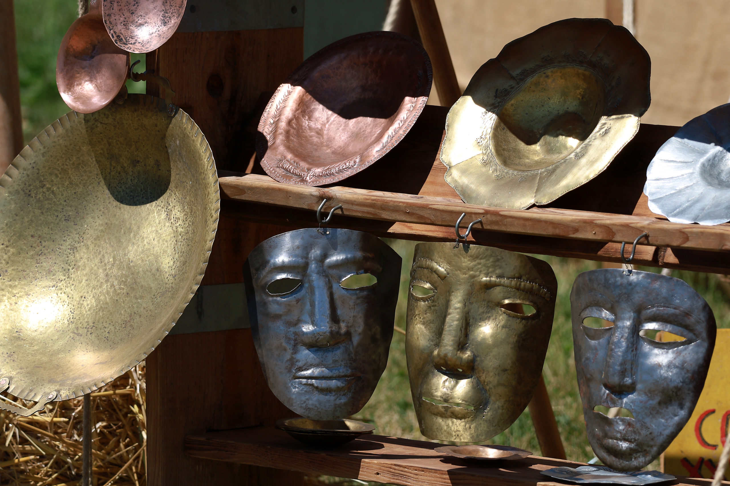 Römische Reitermasken